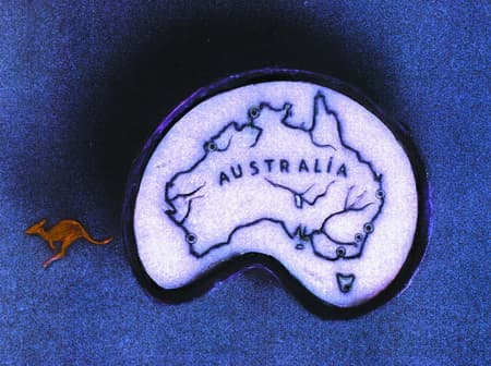 Ausztrália térképe